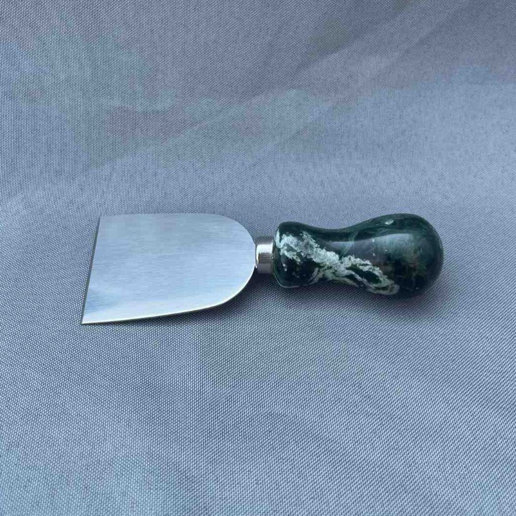 Cheese Knife I - Green Marble