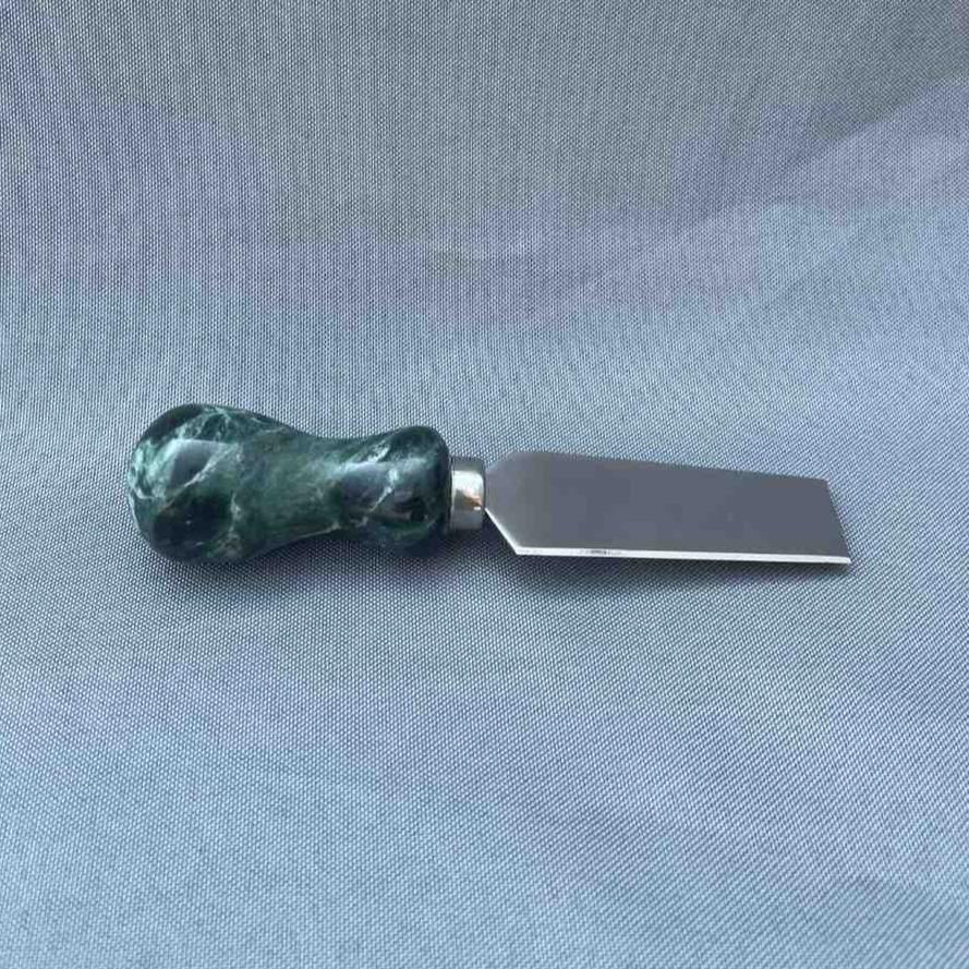 Cheese Knife II - Green Marble