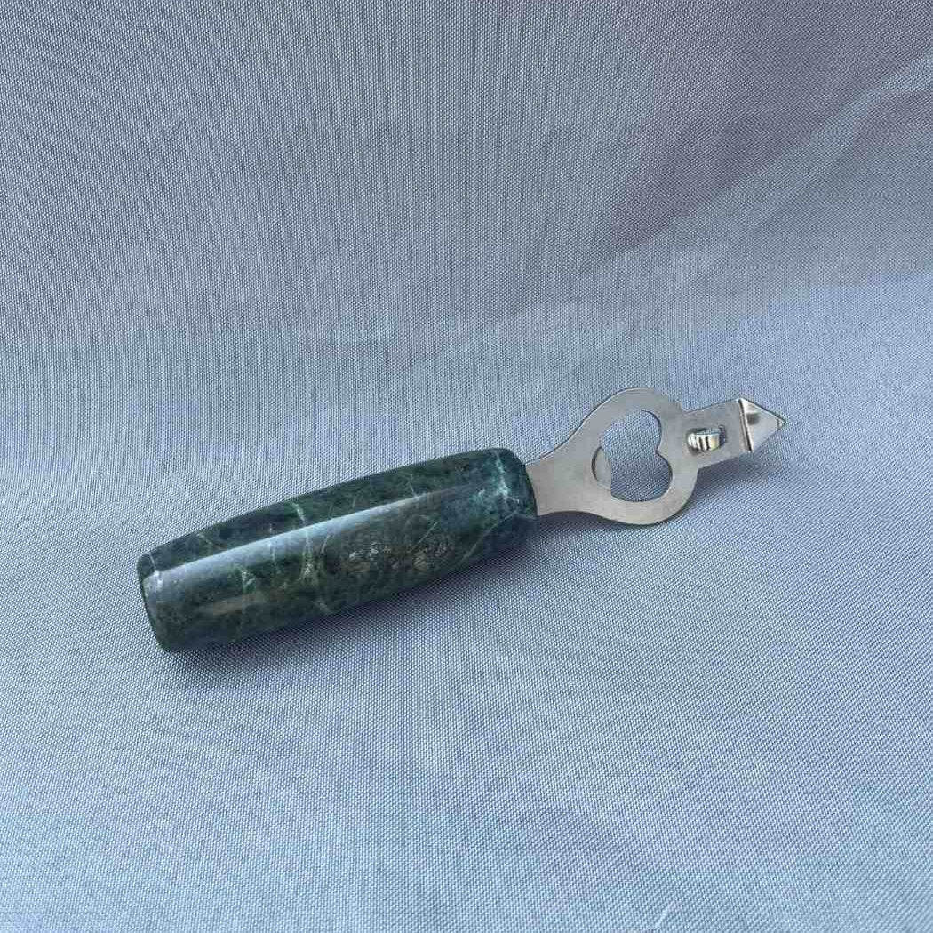 Bottle Opener - Green Marble