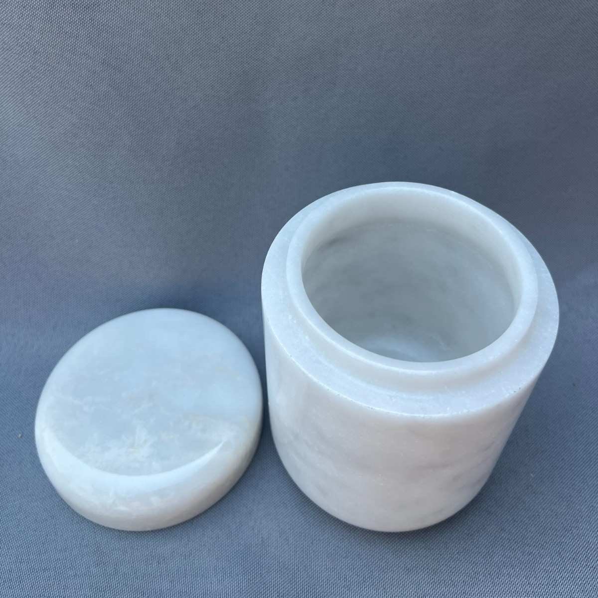 Canister - White Marble
