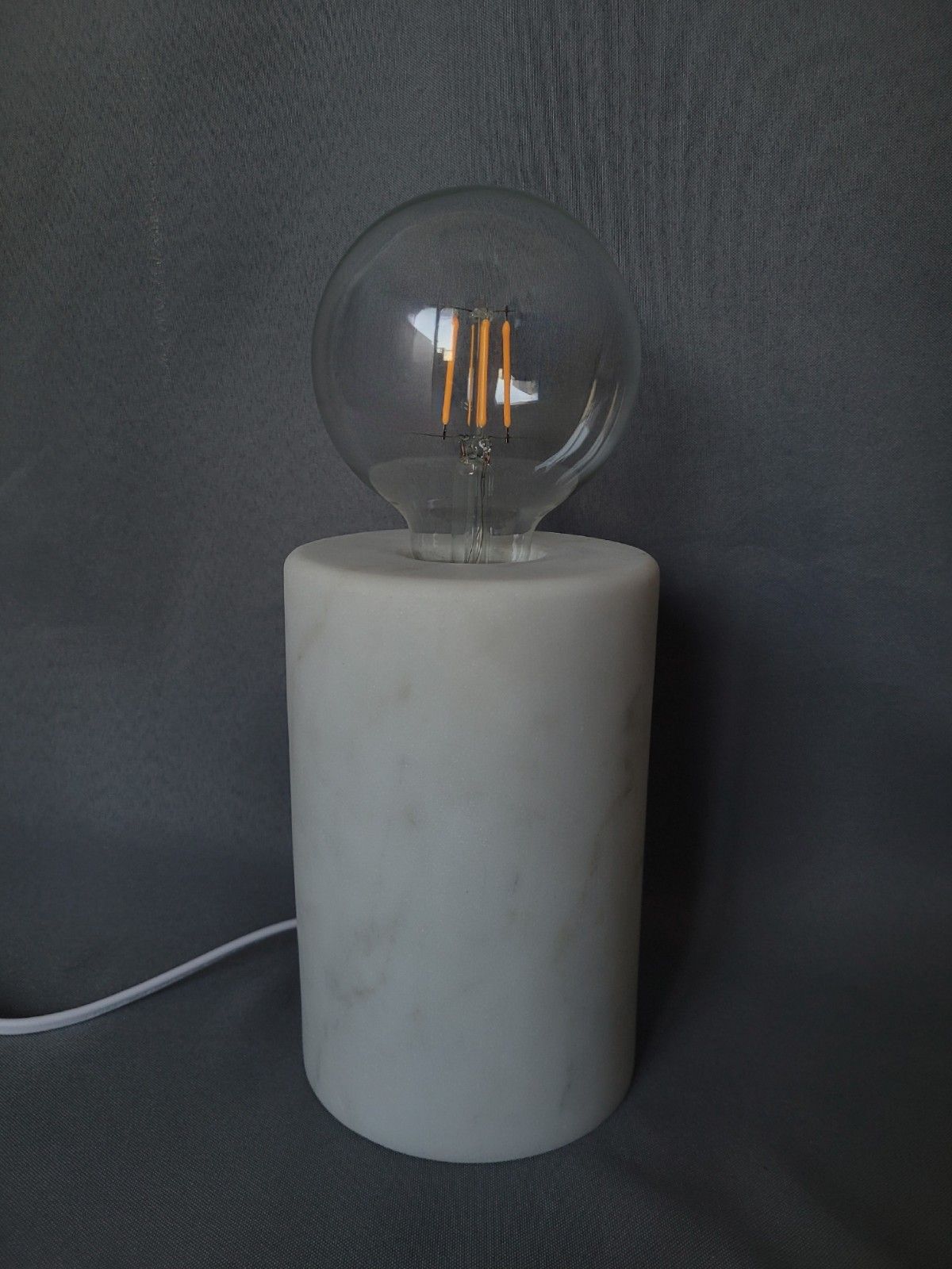 Table Lamp - Statuario Marble