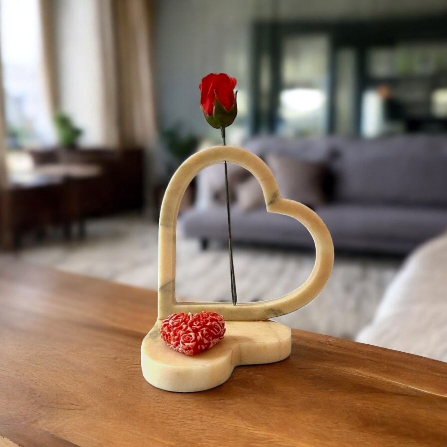 Heart Decor - Marble or Travertine