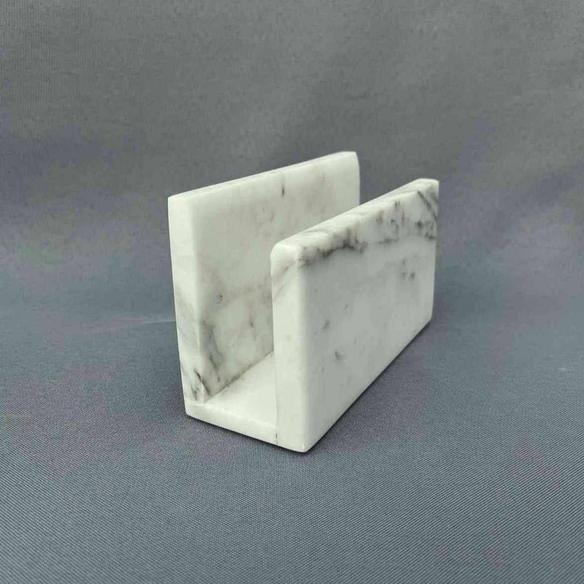 Napkin Holder - White Marble