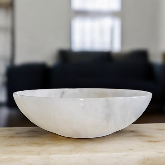 Bowl Large - White Marble