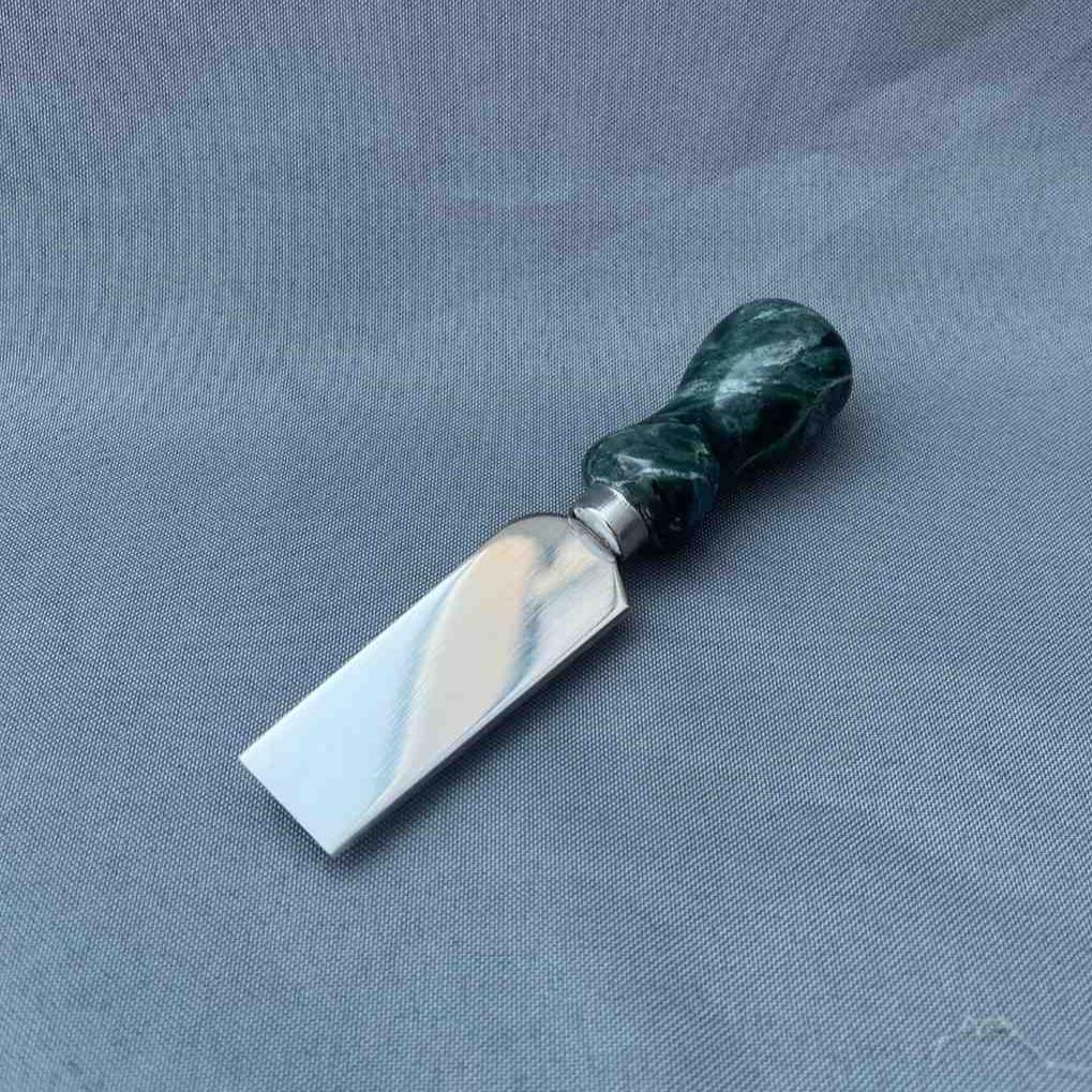 Cheese Knife II - Green Marble