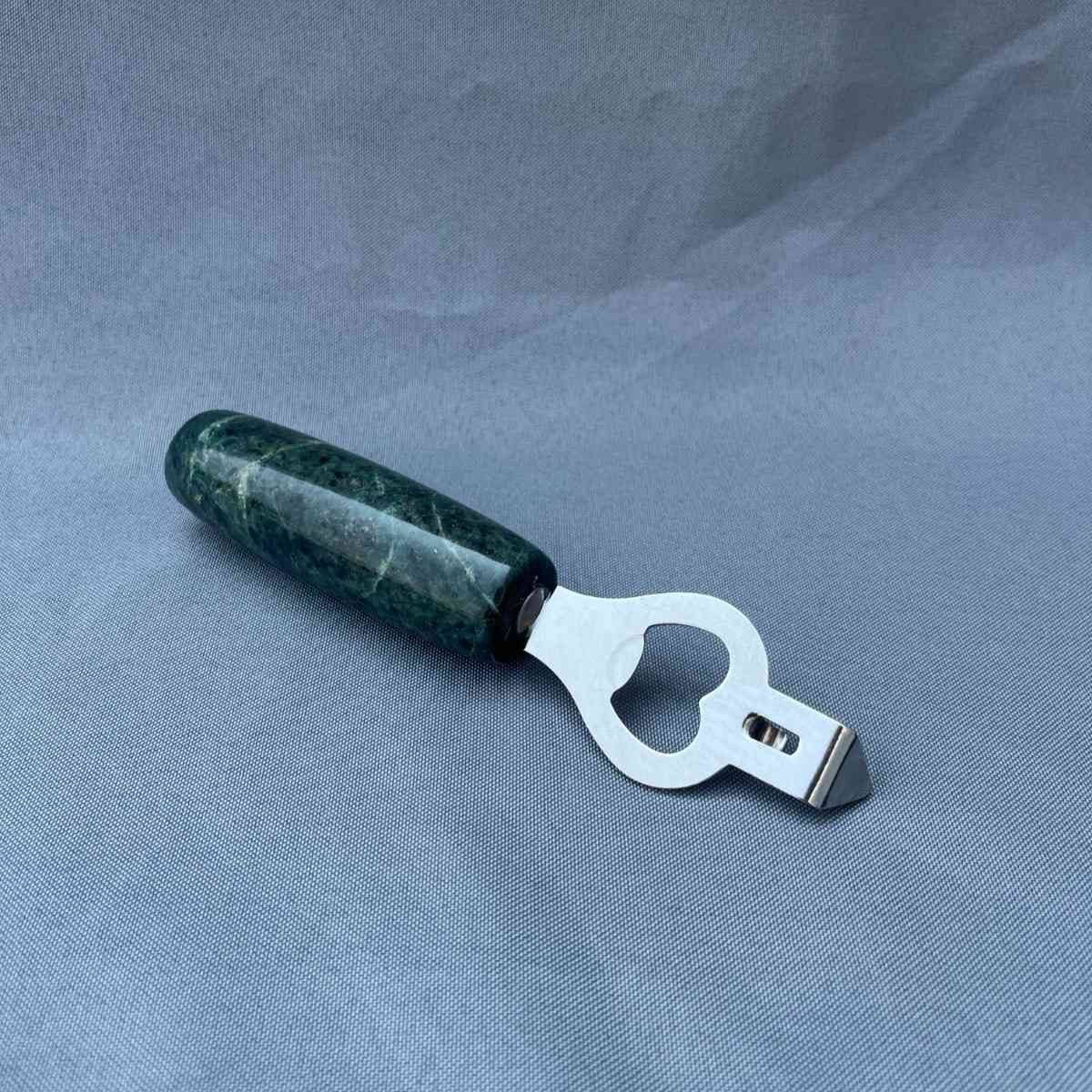 Bottle Opener - Green Marble