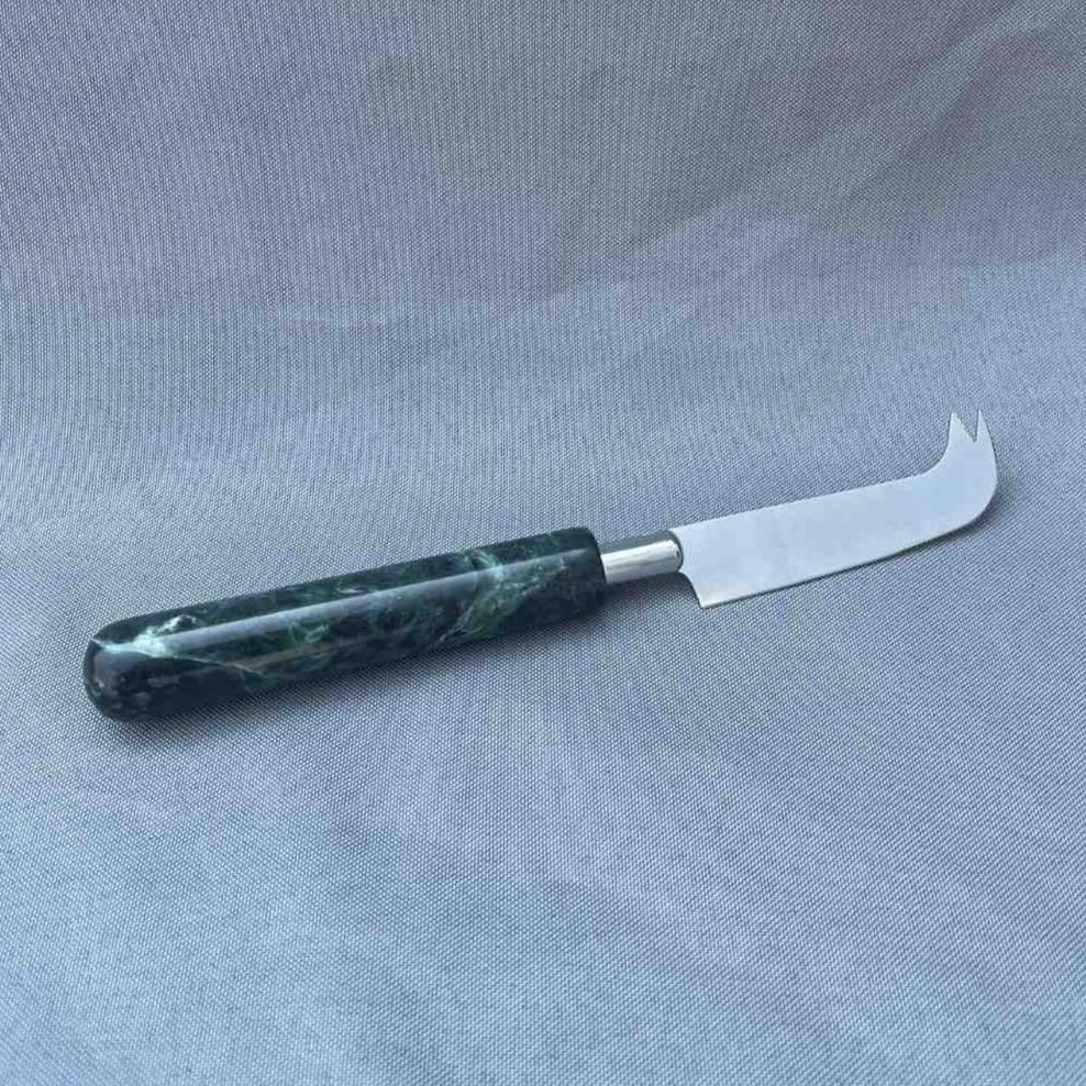 Cheese Knife III - Green Marble