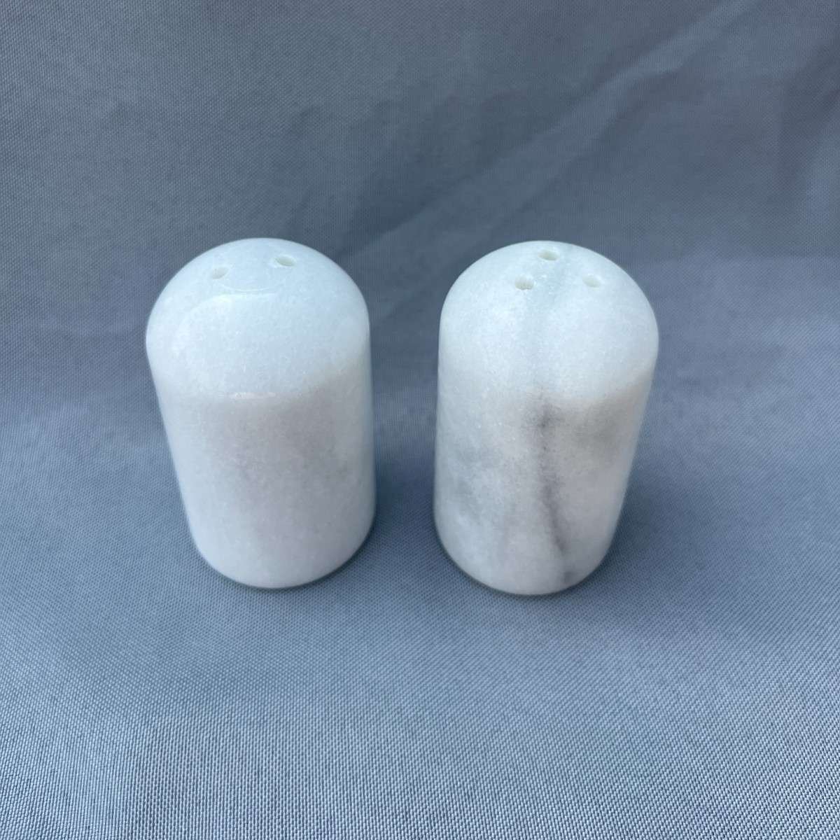 Salt & Pepper Shaker Set - White Marble