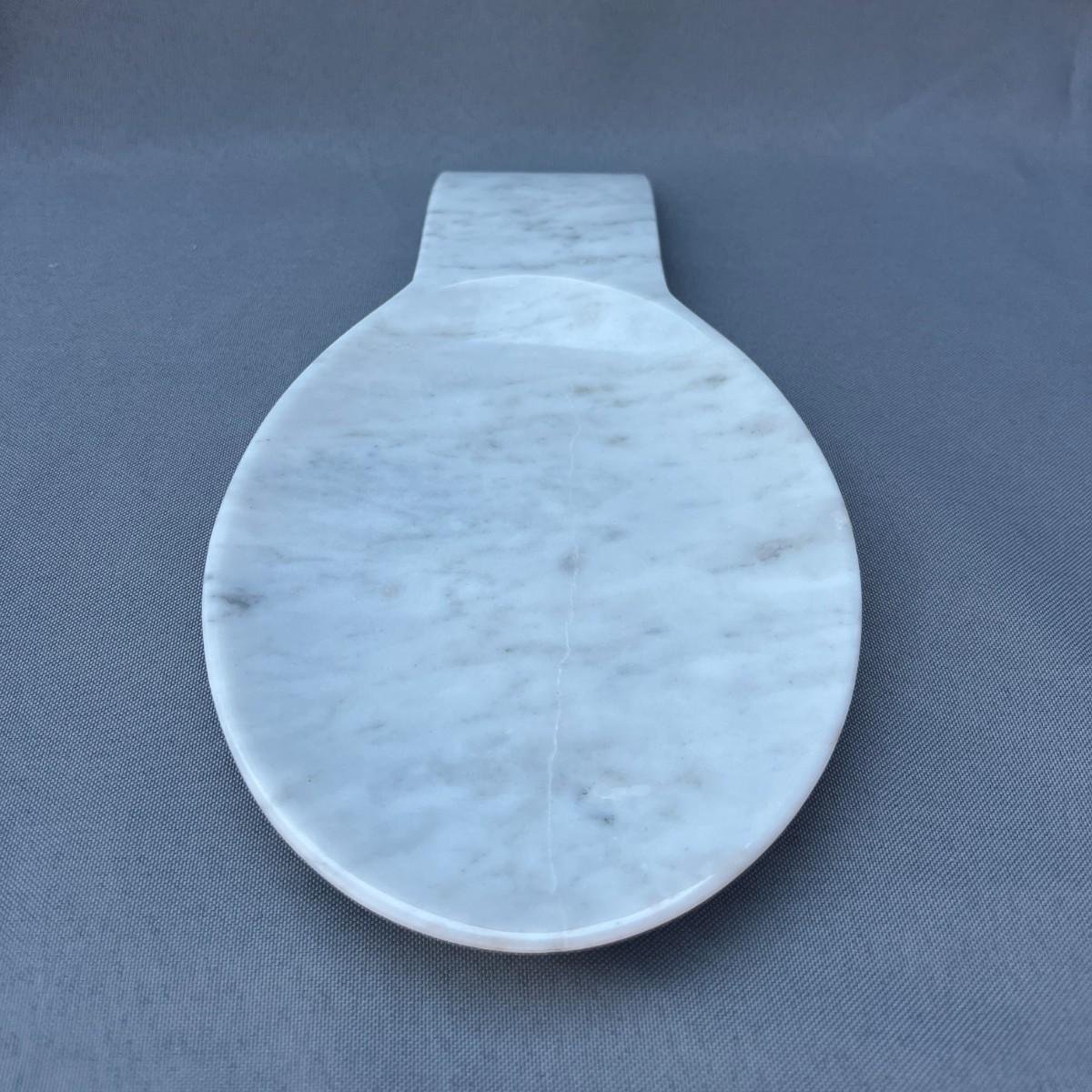 Utensil Rest - White Marble
