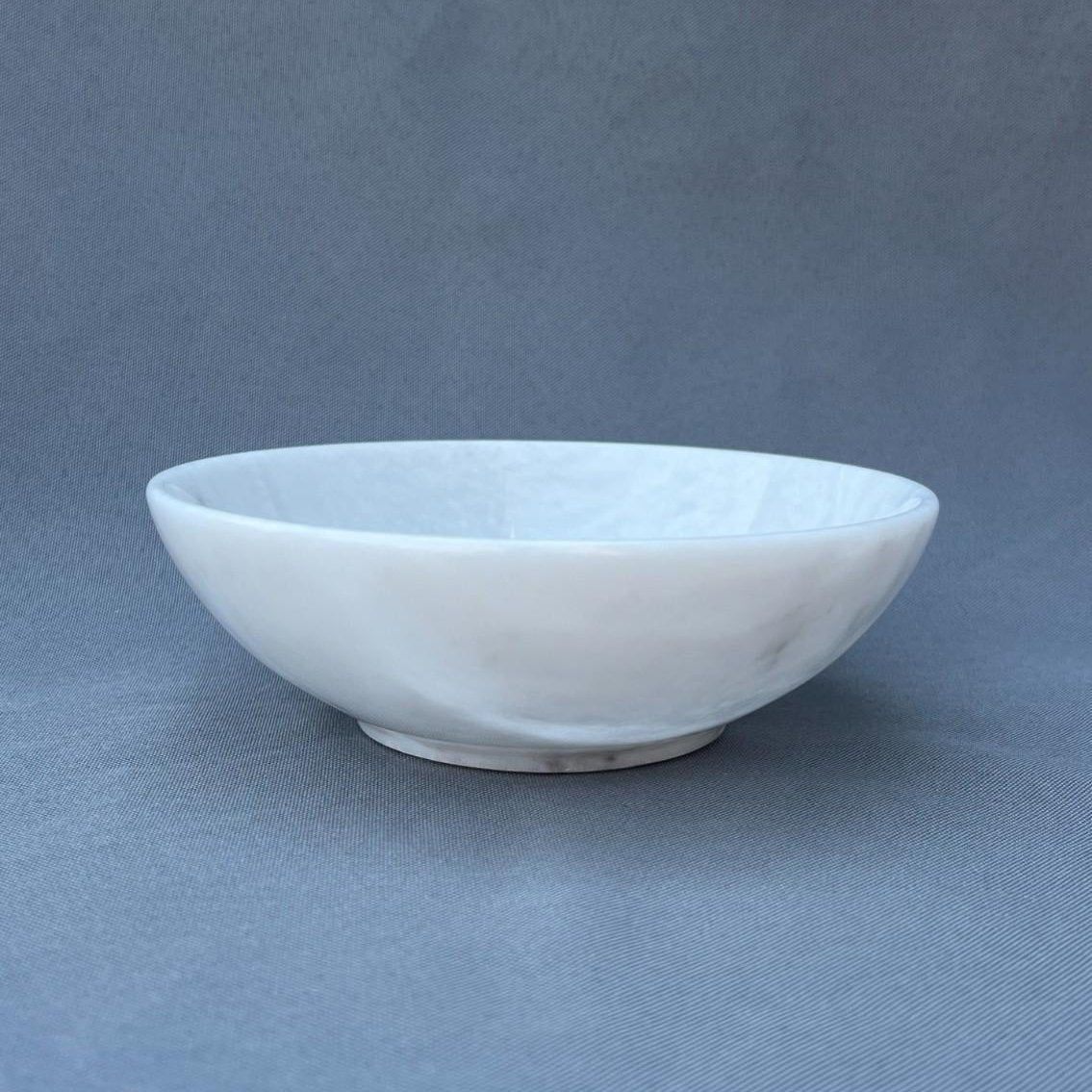 Bowl Medium - White Marble