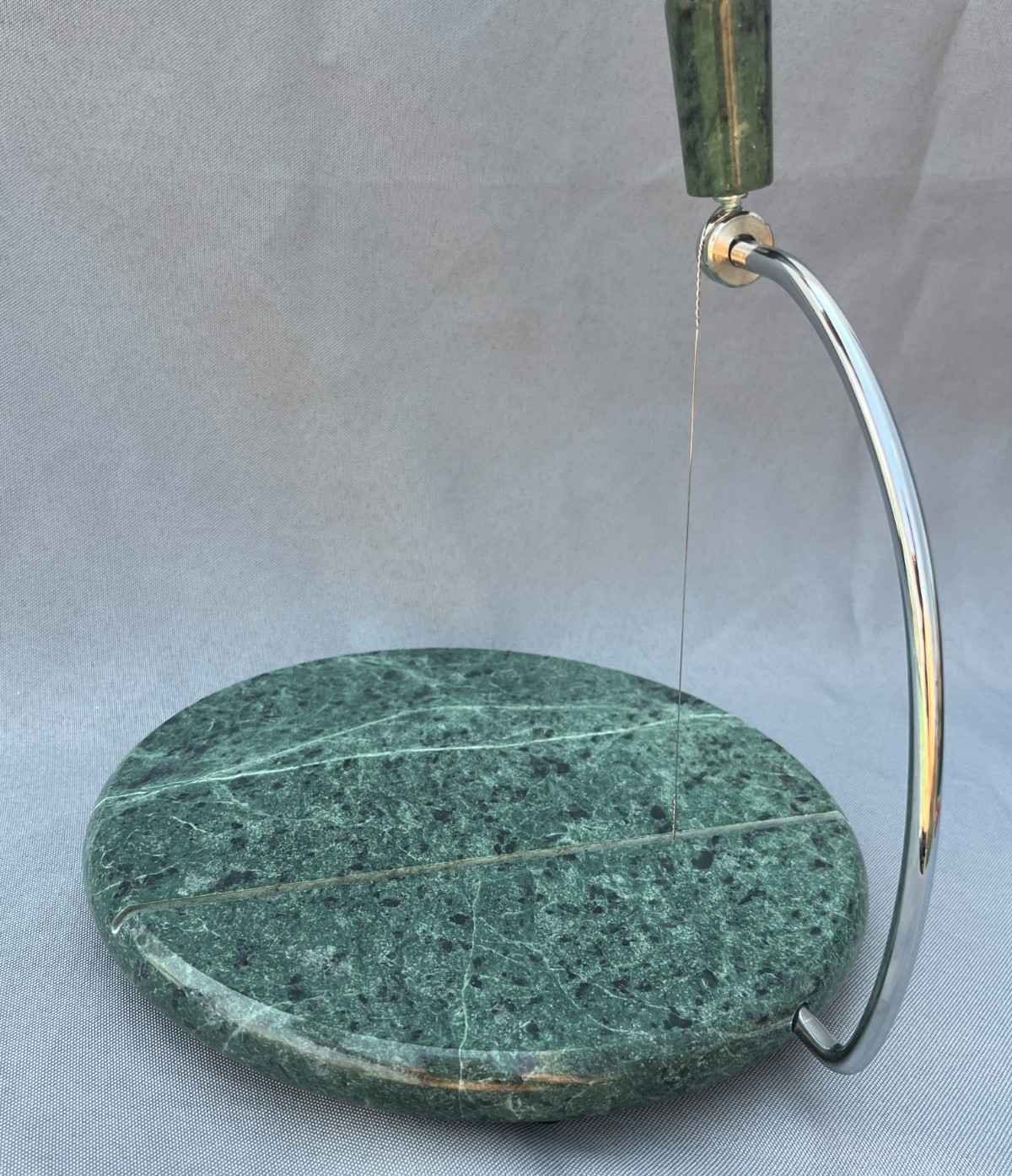 Cheese Cutter Board - Green Marble