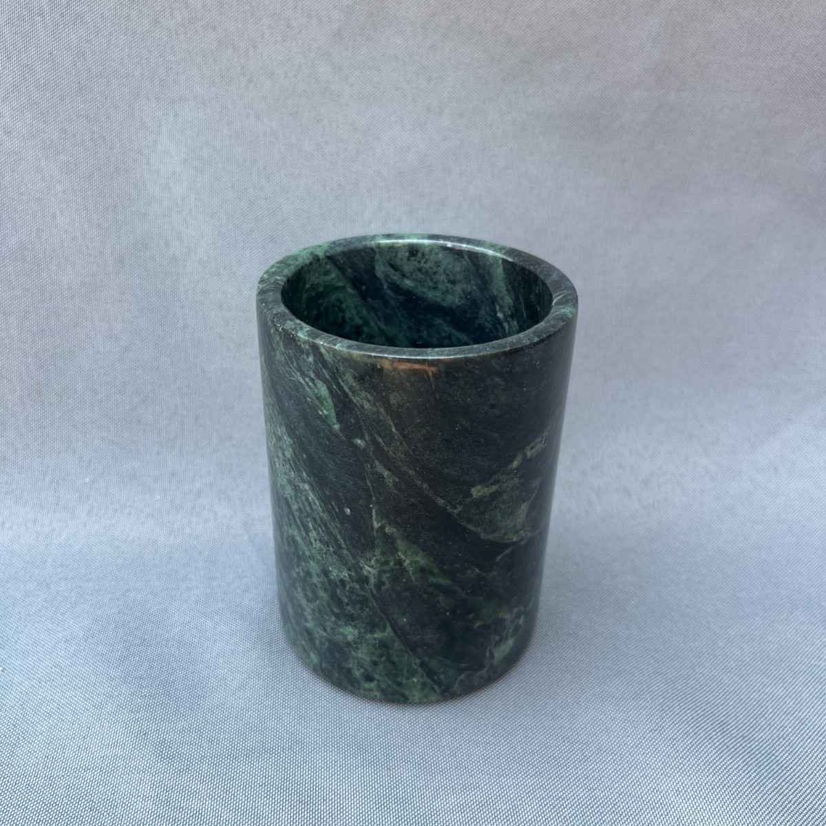 Pen Holder - Green Marble