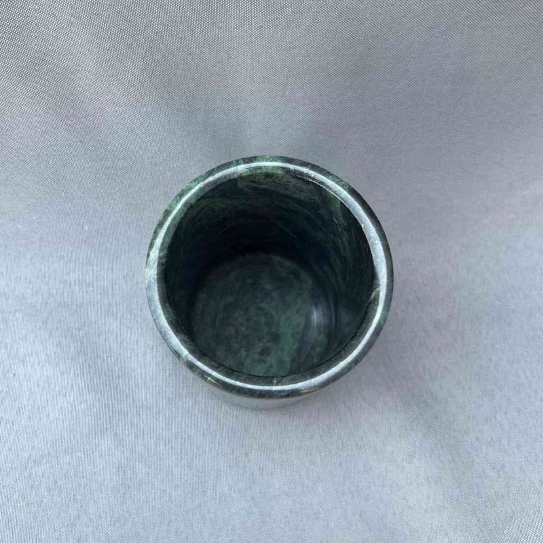 Pen Holder - Green Marble