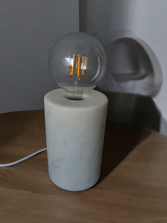 Table Lamp - Statuario Marble