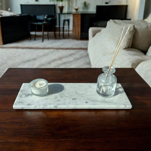 Stand Decor - White Marble